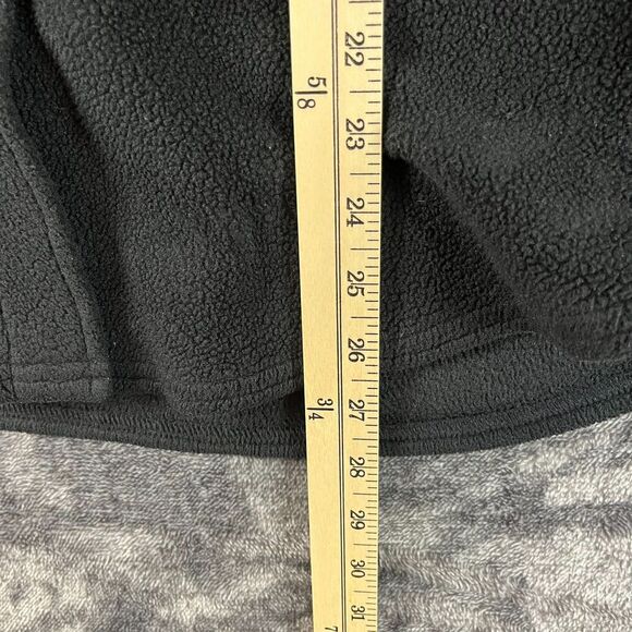 Lauren Ralph Lauren Fleece Button Up Pockets Black Plaid Shacket Women's M - Picture 7 of 11